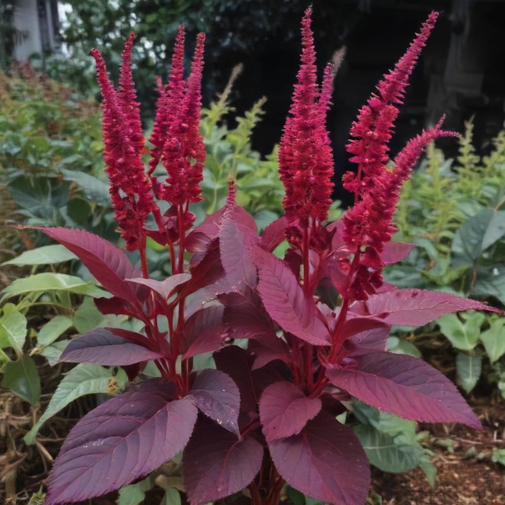 3000 American Red Garnet Amaranth Vegetable Seeds