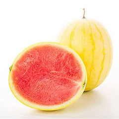 50 Huang Pi Qiu Yellow Skin Red Chinese Watermelon Seeds