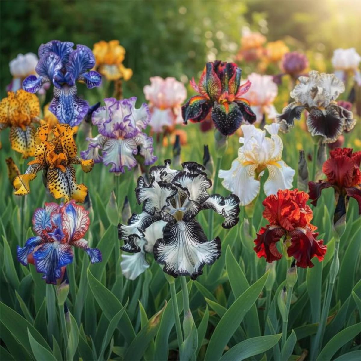100 Mixed Iris Seeds