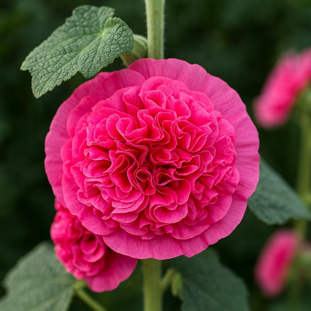 100 Bright Pink Hollyhock Flower Seed ROSEA LINN