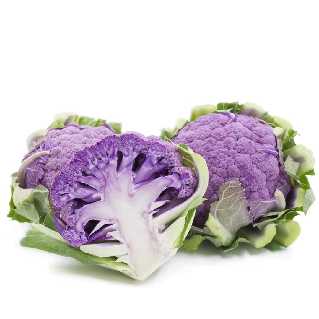 100 Graffiti Purple Cauliflower Heirloom Seeds (Vegetable) Non Gmo