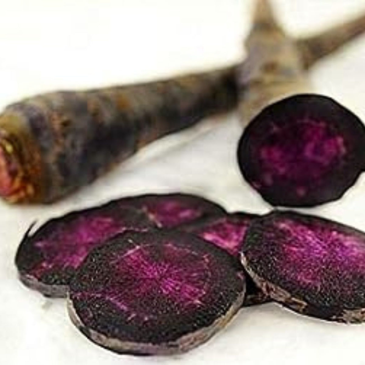 100 Black Nebula Carrot Organic Heirloom Seeds Vegetable Non Gmo