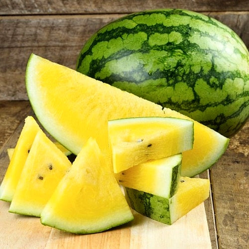 50 Golden Honey Thai Yellow Watermelon Seeds