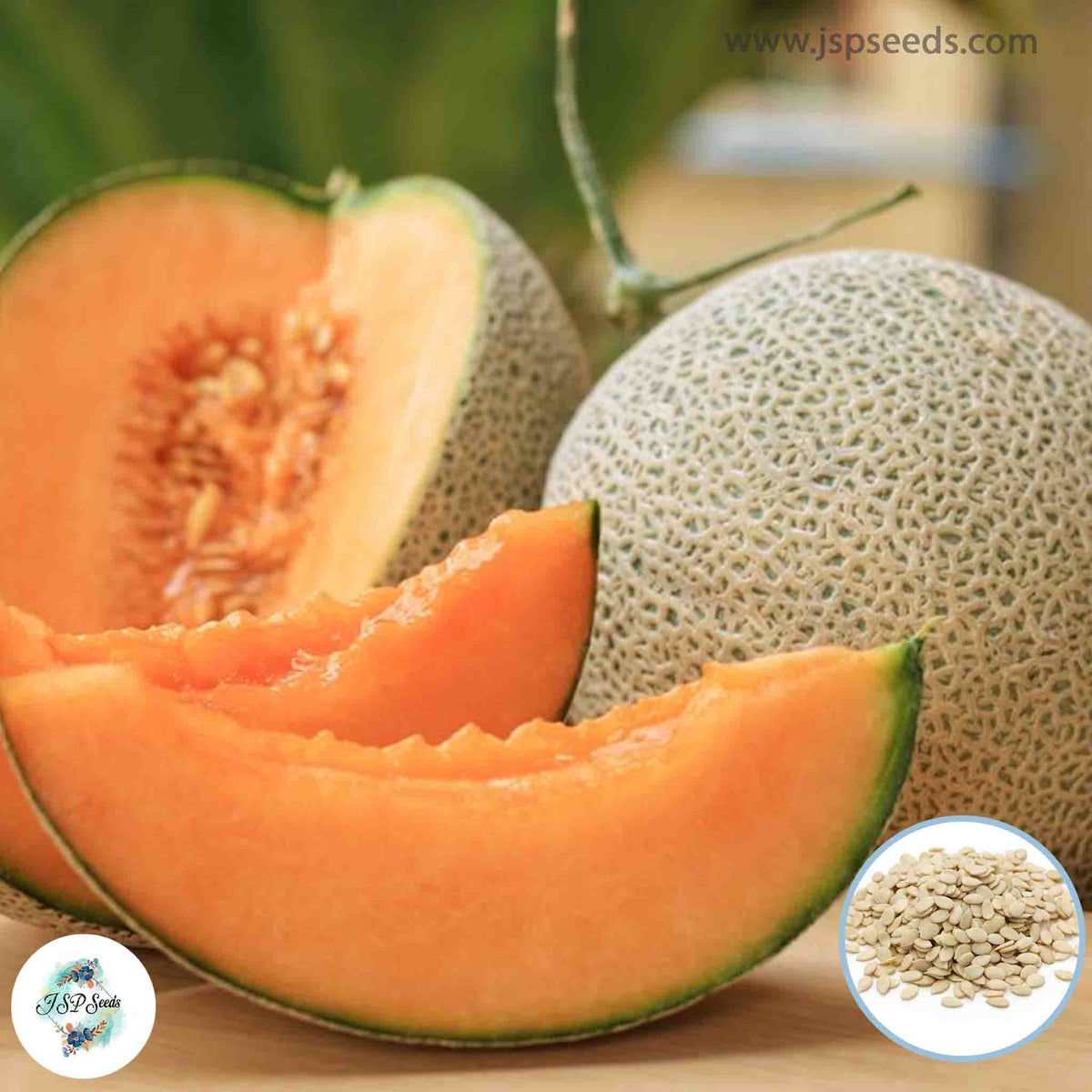 50 Giant Muskmelon S Juice Fruit Tree Green Garden & Home Sweet Perennial Organic Herb Plant Seeds